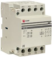 Контактор модульный EKF PROxima КМ 3п 4НЗ 25А 230В АС картинка